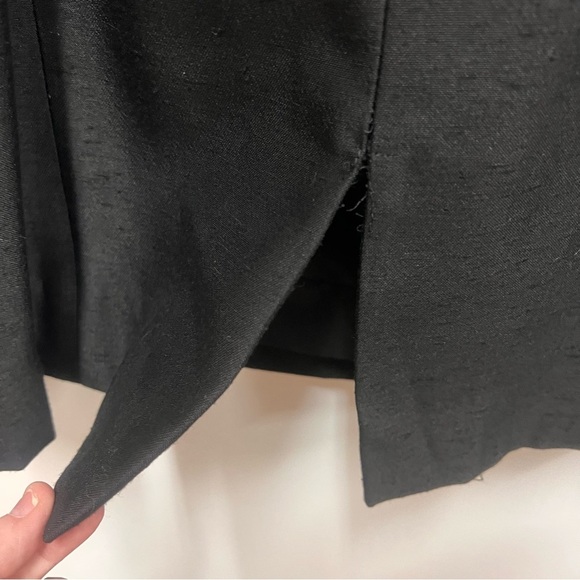 Watters and Watters sleeveless black textured dress Made in the USA size medium - Picture 5 of 10